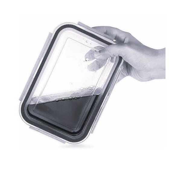 LOCK & LOCK ~ Nestling Rectangle Storage Airtight containers ~ set of 4 - Picture 2 of 3